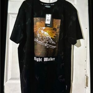 Switch Night Walker Black Short Sleeve Tee with Vibrant Graphic. Size 3X . NWT